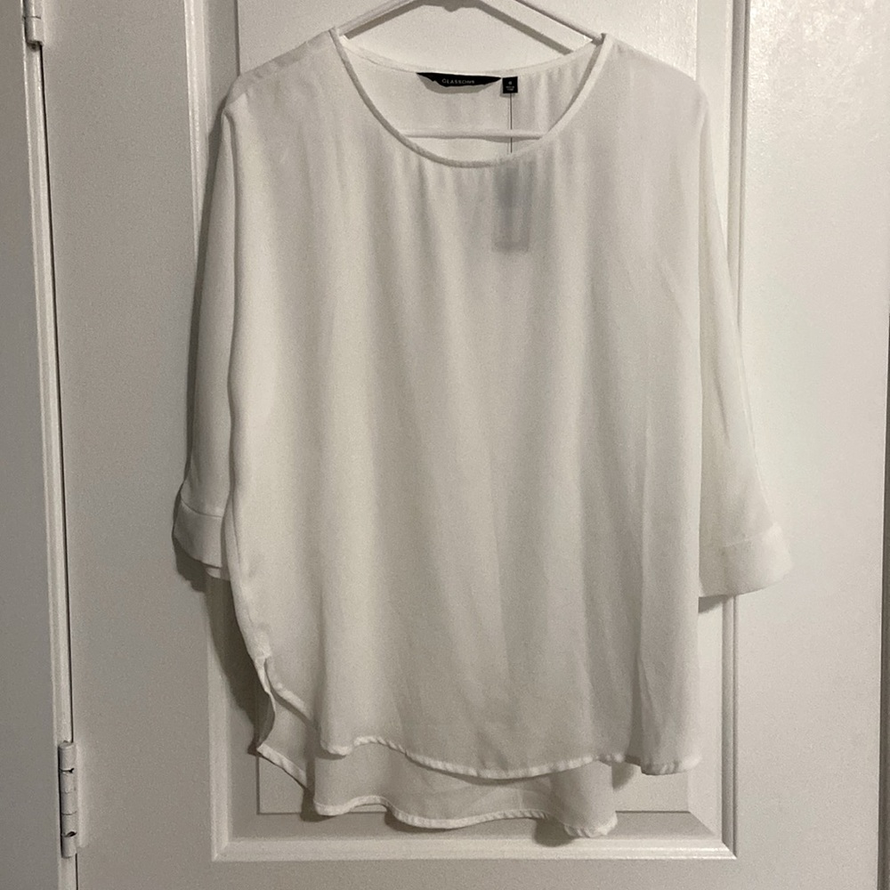 Glassons- Relaxed Blouse White